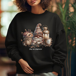 Gemütliches und koffeiniertes Niedliches Gnome Bla Sweatshirt