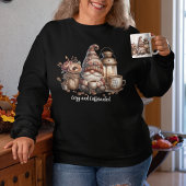 Gemütliches und koffeiniertes Niedliches Gnome Bla Sweatshirt
