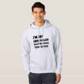 Gemütliches Unisex Hoodie mit positiver Bejahung (Vorne ganz)