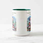 Gemütliches Up mit Weihnachts-Chef Coffee Tasse (Mittel)