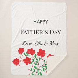 Gemütliches Vatertagsblanket Sherpadecke