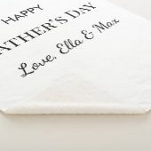 Gemütliches Vatertagsblanket Sherpadecke (3/4)