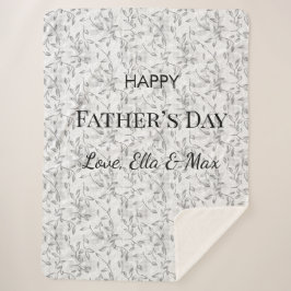 Gemütliches Vatertagsblanket Sherpadecke