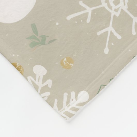 Gemütliches Vlies-Deckenleder - Ihr Design. Fleecedecke (Ecke)