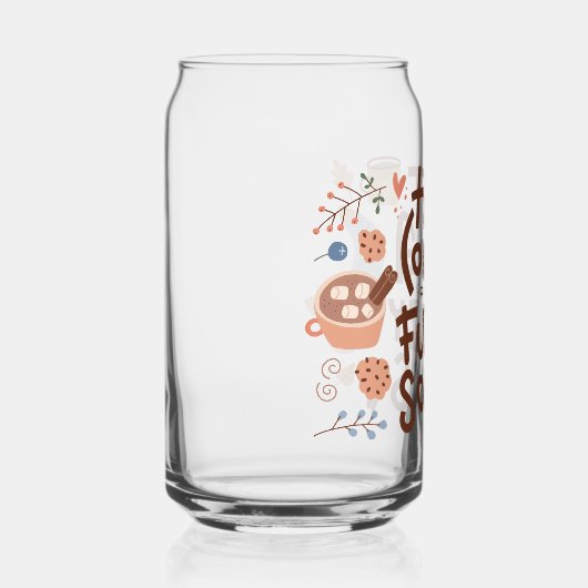 Gemütliches warmes Kokospalmen und Fuzzy Socks Des Dosenglas (Rechts)