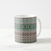 Gemütliches warmes Stricken Kaffeetasse (VorderseiteRechts)
