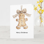 Gemütliches Warmes Weihnachten Süßes Glückliches L Karte (Gelbe Blume)