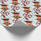 Gemütliches Weihnachten gesegnet Merry Winter Sols Geschenkpapier (Ecke)