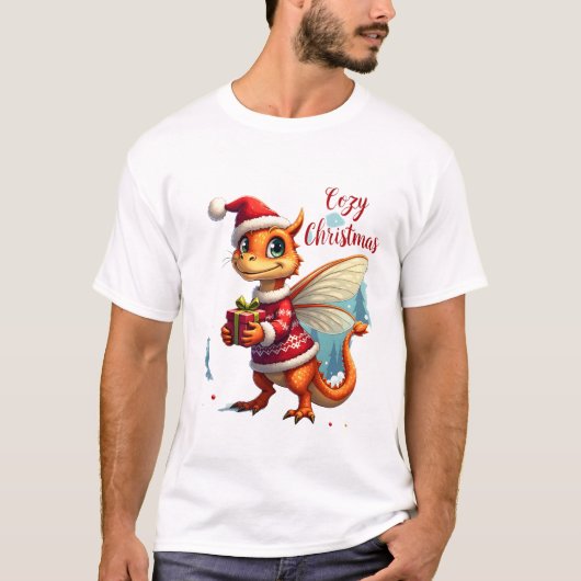 Gemütliches Weihnachten mit Libellen T-Shirt (Vorderseite)