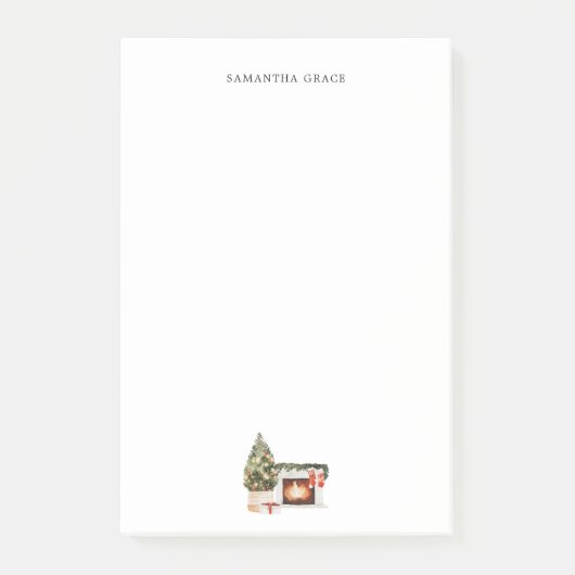 Gemütliches Weihnachten Personalisiert Post-it-Not Post-it Klebezettel (Vorderseite)