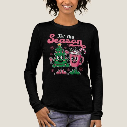 Gemütliches Weihnachten Tri-Blend Shirt (Vorderseite)