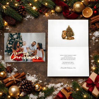 Gemütliches Weihnachts-Capybara-Foto Retro Heiße S
