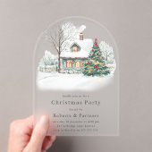 Gemütliches Weihnachts- oder Weihnachtsfest - Part Acryleinladungen (Insitu (Handheld))