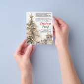 Gemütliches Weihnachts-Party Weihnachtsbaum | Gedi Flyer (Gruppe)