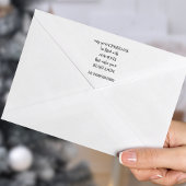 Gemütliches Weihnachts-Sprichwort Name Künstlerisc Permastempel