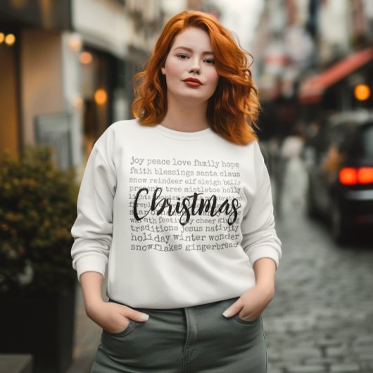 Gemütliches Weihnachts-Sweatshirt, Weihnachtsgesch Sweatshirt