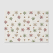 Gemütliches Weihnachts-Zartpapier Seidenpapier (Vorderseite)