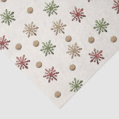 Gemütliches Weihnachts-Zartpapier Seidenpapier (Ausschnitt)