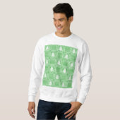 Gemütliches Weihnachtsbaum hässlich Pullover Schac (Vorne ganz)