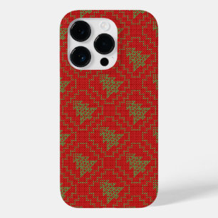 Gemütliches Weihnachtsbaum hässlich Pullover Schac Case-Mate iPhone 14 Pro Hülle