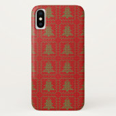 Gemütliches Weihnachtsbaum hässlich Pullover Schac Case-Mate iPhone Hülle (Rückseite)
