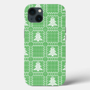 Gemütliches Weihnachtsbaum hässlich Pullover Schac Case-Mate iPhone Hülle