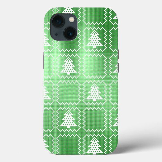 Gemütliches Weihnachtsbaum hässlich Pullover Schac Case-Mate iPhone Hülle (Rückseite)