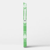 Gemütliches Weihnachtsbaum hässlich Pullover Schac Case-Mate iPhone Hülle (Rückseite / Links)