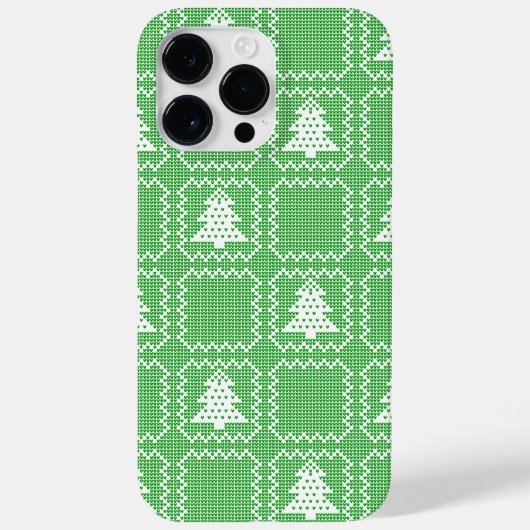 Gemütliches Weihnachtsbaum hässlich Pullover Schac Case-Mate iPhone Hülle (Rückseite)