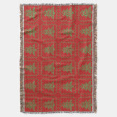 Gemütliches Weihnachtsbaum hässlich Pullover Schac Decke (Vorderseite Vertikal)