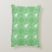 Gemütliches Weihnachtsbaum hässlich Pullover Schac Dekokissen (Rückseite(Vertikal))