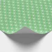 Gemütliches Weihnachtsbaum hässlich Pullover Schac Geschenkpapier (Ecke)