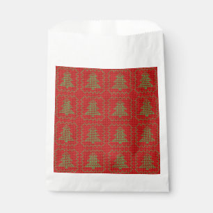 Gemütliches Weihnachtsbaum hässlich Pullover Schac Geschenktütchen