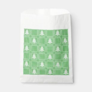 Gemütliches Weihnachtsbaum hässlich Pullover Schac Geschenktütchen