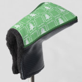 Gemütliches Weihnachtsbaum hässlich Pullover Schac Golf Headcover (3/4 Vorderseite)