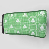 Gemütliches Weihnachtsbaum hässlich Pullover Schac Golf Headcover (Vorderseite)