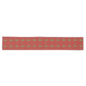 Gemütliches Weihnachtsbaum hässlich Pullover Schac Großer Tischläufer (Horizontal)