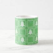 Gemütliches Weihnachtsbaum hässlich Pullover Schac Kaffeetasse (Mittel)