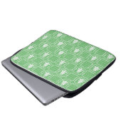 Gemütliches Weihnachtsbaum hässlich Pullover Schac Laptopschutzhülle (Vorne Knopf)