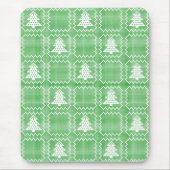 Gemütliches Weihnachtsbaum hässlich Pullover Schac Mousepad (Vorne)