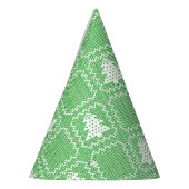 Gemütliches Weihnachtsbaum hässlich Pullover Schac Partyhütchen (Links)