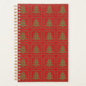 Gemütliches Weihnachtsbaum hässlich Pullover Schac Planer (Vorderseite)