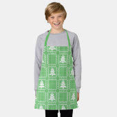 Gemütliches Weihnachtsbaum hässlich Pullover Schac Schürze (Getragen)