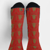 Gemütliches Weihnachtsbaum hässlich Pullover Schac Socken (Oben)