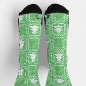 Gemütliches Weihnachtsbaum hässlich Pullover Schac Socken (Oben)