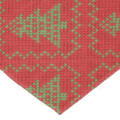 Gemütliches Weihnachtsbaum hässlich Pullover Schac Tischdecke (Schrägansicht)
