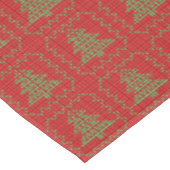 Gemütliches Weihnachtsbaum hässlich Pullover Schac Tischdecke (Schrägansicht)