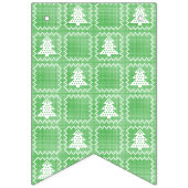 Gemütliches Weihnachtsbaum hässlich Pullover Schac Wimpelkette (Zweite Fahne)