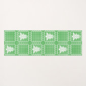 Gemütliches Weihnachtsbaum hässlich Pullover Schac Yogamatte (Rückseite (Horizontal))