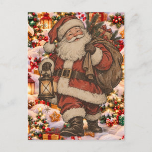Gemütliches Weihnachtsdorf Urlaub  Postkarte